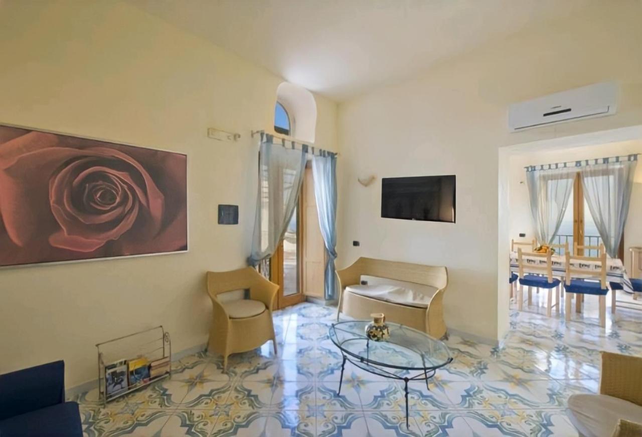 Terrazza Di Rosa - Sea View Villa Praiano Buitenkant foto